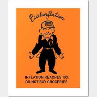 Inflation 10% Posters and Art